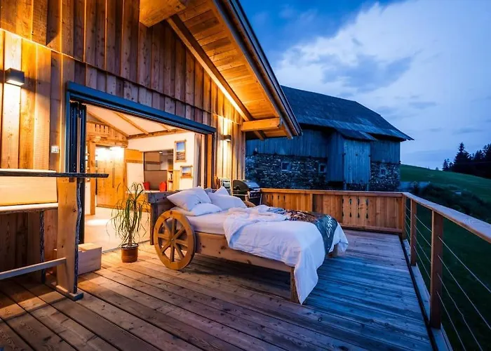 Unterkircher Domek alpejski Arriach